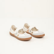 TENIS MAFALDA EN CUERO COLOR BLANCO X GRIS
