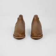 BOTA EN CUERO COLOR MIEL AUDAZ