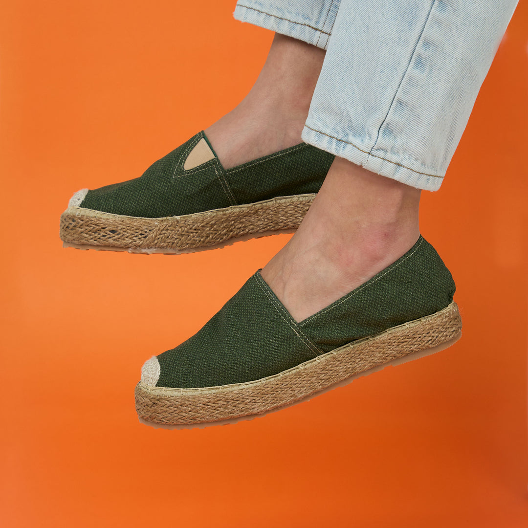 YUTE BALETA LONA COLOR VERDE