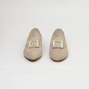 BALETA EN CUERO COLOR ARENA CLÁSICO