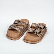 SANDALIA PLÁSTICA COLOR NUDE