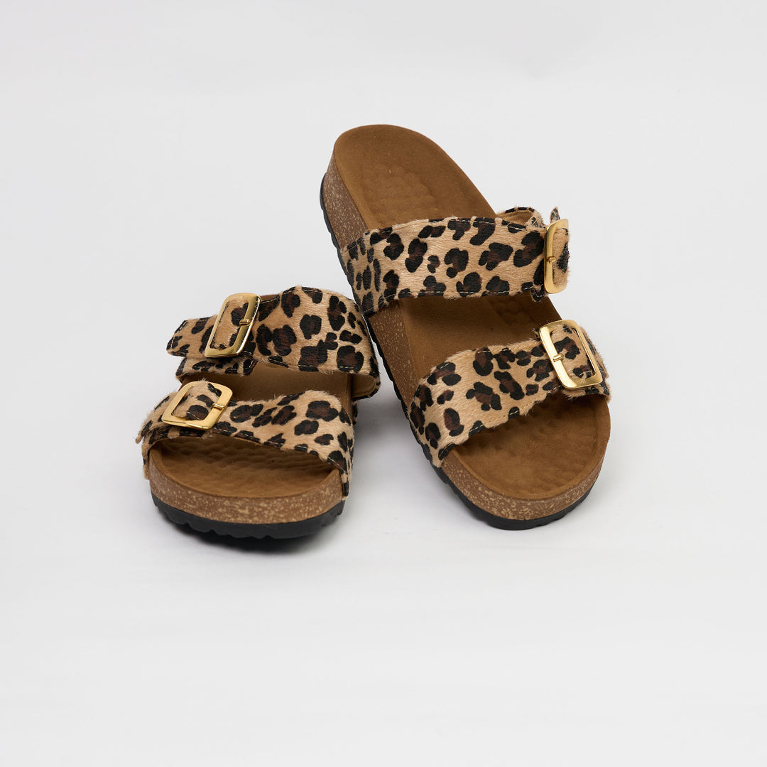 SANDALIA PLANA ANIMAL PRINT