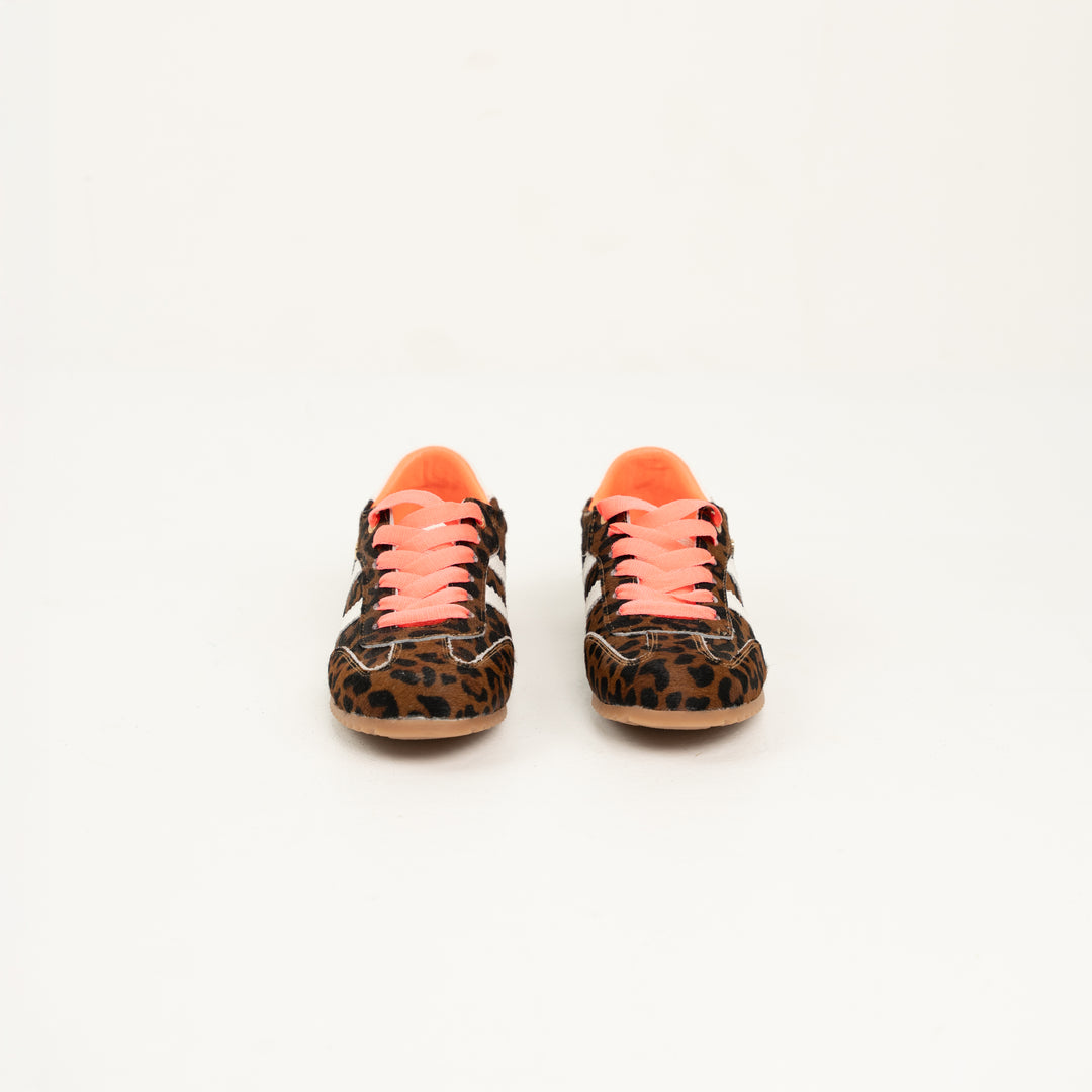 TENIS EN CUERO COLOR ANIMAL PRINT