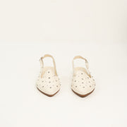 BALETA EN CUERO COLOR BLANCO INNOVADOR