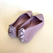 BALETA EN CUERO COLOR NUDE