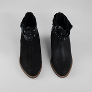 BOTA EN CUERO COLOR NEGRO ELOCUENTE